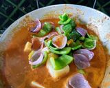 A picture of step 4 of Kadhai Paneer.