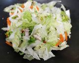 Foto langkah ke 3 dari resep 21.Daging Ayam Tumis Sawi Putih.
