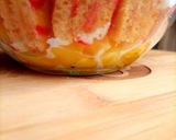 A picture of step 1 of Tropical mango trifle.