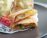 Foto langkah ke 10 dari resep Martabak telor mini isi sosis.