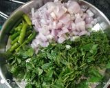 A picture of step 1 of Mutton Keema.