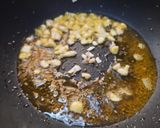 A picture of step 3 of Arvi ki sukhi sabzi.