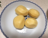 Foto del paso 1 de la receta: Palitos de Papas crujientes con queso y jamón