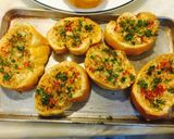 Hình bước làm 10 của món Bánh mì Baguette nướng tỏi làm món chay ngày rằm