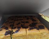 Gambar langkah 10 resipi Kek Pisang Raya.