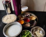 A picture of step 1 of Kathiyavadi sabzi dhokdi nu Shak.