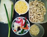Foto langkah ke 1 dari resep Lumpia Tempe Teri & Jagung (lumpia titidj).