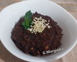Foto del passaggio 4 della ricetta Crema di castagne con cioccolato fondente, cacao e succo di arancia