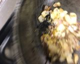 A picture of step 4 of Achari Bhindi.