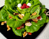 Foto del paso 3 de la receta: Lechuga viva con frambuesa y nueces