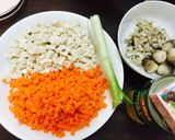 Hình bước làm 1 của món Súp nấm chay