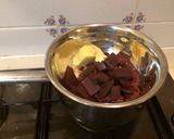 A picture of step 2 of Gluten free chocolate torte.