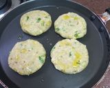 A picture of step 3 of Patoto sprouts tikki.