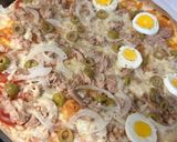 Gyors pizza tortillából (630kalória) recept fázis 4 fotója