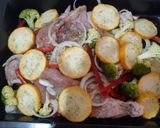 Foto del paso 2 de la receta: Pollo al horno con vegetales