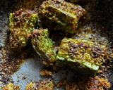 A picture of step 3 of Stuffed Karela Andhra style.