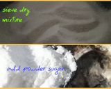 A picture of step 1 of Chocolate cake (Wheat flour).