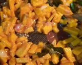 A picture of step 3 of Yam stir fry (In Malayalam…chena mezhukkupuratty).
