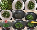 A picture of step 1 of Okra In Yogurt Gravy.