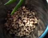 A picture of step 1 of Lobia Black Eyed Beans Dosa.