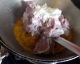 A picture of step 2 of Hyderabadi mutton dum biryani.