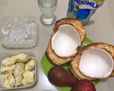 Foto langkah ke 1 dari resep Es Alpukat Kelapa Durian.