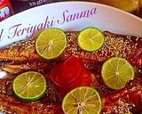 Hình bước làm 7 của món Cá Sanma nướng sốt Teriyaki