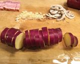 A picture of step 1 of Sweet potato salad.