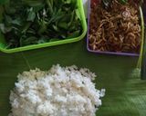 Foto langkah ke 3 dari resep Nasi bakar ikan teri.
