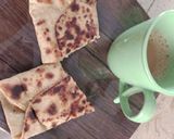 A picture of step 7 of Puff paratha.