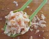 A picture of step 2 of Lo Bak Go - Steamed Chinese Radish Cake.