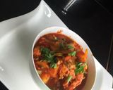 A picture of step 7 of Papaya sauce.