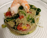Foto del paso 9 de la receta: Ensalada de quinoa con langostinos