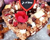 Une image de l'étape 13 de Gâteau croquant coeur chocolat saint Valentin #cuisineravecamour.