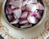 A picture of step 4 of Paneer Kolhapuri masala.