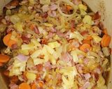 A picture of step 5 of Caribbean Lamb Potjie.