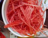র প্যাপায়া স্যালাড (raw papaya salad recipe in Bengali) রেসিপির ধাপ 2 ছবি