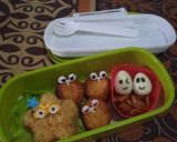 Foto langkah ke 4 dari resep Nasi goreng (bekal sekolah).
