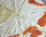 Une image de l'étape 2 de Croissant salé, Boursin®️ et saumon🥐.