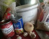 A picture of step 1 of Crock-Pot Lentil & Sausage Soup.