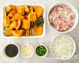 南瓜肉末_一鍋到底15分鐘的食譜步驟1照片