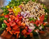 A picture of step 5 of Collard Green - Bean Salad.