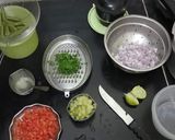 A picture of step 3 of Drumstick bhartha.