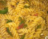 A picture of step 7 of Veg pasta.