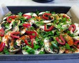 Sajtos-zöldséges csirkemell kocka recept fázis 5 fotója