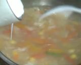 A picture of step 5 of Hot and sour soup.