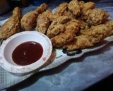 A picture of step 2 of Crispy chicken bites.