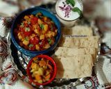 عکس مرحله 2 از دستور 🍀خوراک سیب‌زمینی و گوجه🍀
