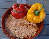 Une image de l'étape 9 de Tomates et poivrons farcis.