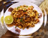 A picture of step 6 of Chana jor chaat.